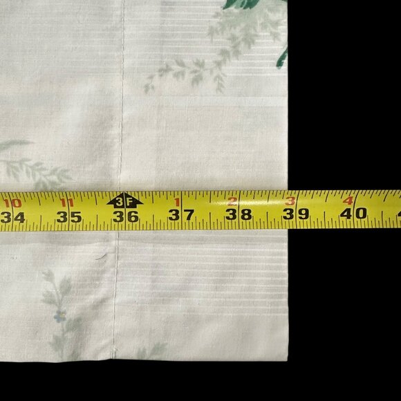 Vintage King Size Pillowcases Floral Lady Pepperell USA 1980s Flowers Cottage - Picture 8 of 9